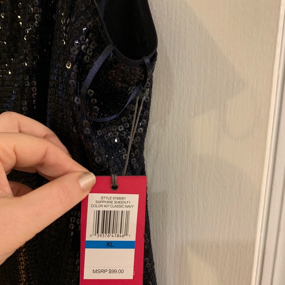 Sale NWT Vince Camuto Sapphire Top - Picture 6 of 6